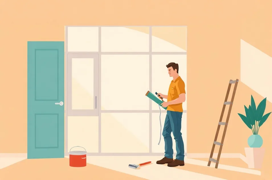 Intérieur rénové après travaux de peinture à Saint-André-les-Vergers
